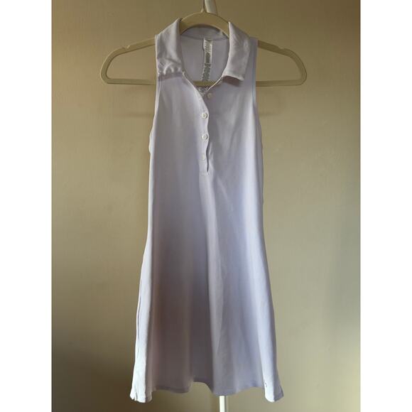 Alo Yoga Charmed White Tennis Dress - XXS Preppy Sporty Chic - Picture 3 of 7